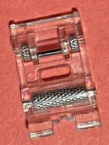 Clear Snap-On Roller Foot for Singer Sewing Machines fits Most Models - Picture 1 of 6