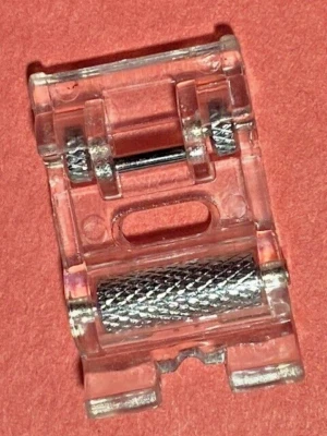 Clear Snap-On Roller Foot for Singer Sewing Machines fits Most Models - Image 1 of 4