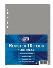 TSI 65110 Register aus Kunststoff PP 1-10 bedruckte Tab