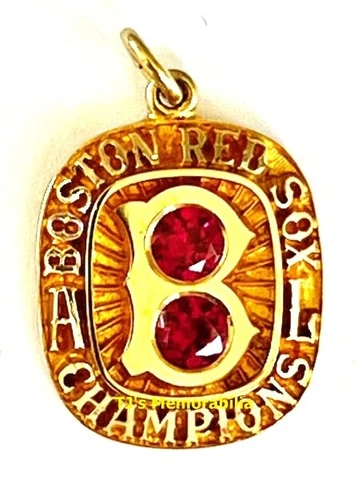 1967 BOSTON RED SOX AMERICAN LEAGUE CHAMPIONS CHAMPIONSHIP RING TOP PENDANT 10K Cover