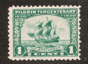 1920 United States of America Sc #548 - 1¢ Mayflower Tercentennial MNH Cv$10 - Picture 1 of 1