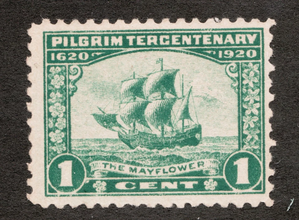 1920 United States of America Sc #548 - 1¢ Mayflower Tercentennial MNH Cv$10 - Image 1 of 1