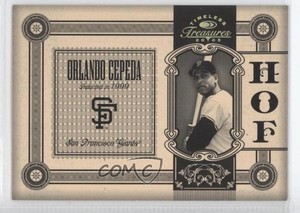 2005 Donruss Timeless Treasures Hall of Fame Gold /25 Orlando Cepeda #HOF-30 HOF