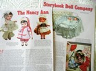 Article Histoire 8p + Photos - Poupées Vintage Nancy Ann Storybook + Timeline