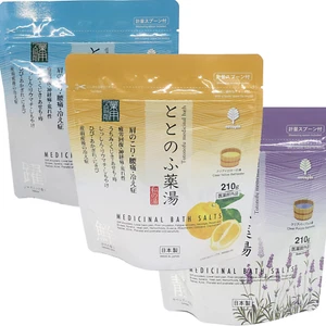 Novopin Japanese Medicinal Bath Salt 210g Onsen Yuzu Lavender Made in Japan - Picture 1 of 35