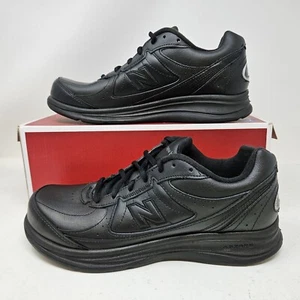 Men's New Balance 577 Comfy Walking Casual Shoes / Black / MW577BK / Size 8.5 - Picture 1 of 9