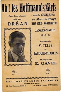Partition alt partitur sheet music = Dréan - Ah ! Les Hoffmann's Girls - Picture 1 of 1