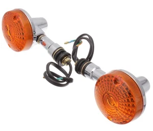 Blinker Suzuki GN125 GN 125 NF41A 4T Motorrad Blinkleuchte Blinkerset Vorne Paar - Bild 1 von 7