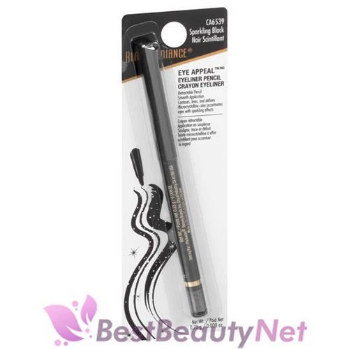 Black Radiance Eye Appeal Eyeliner Pencil Crayon Eyeliner CA6539 Sparkling Black - Image 1 of 1