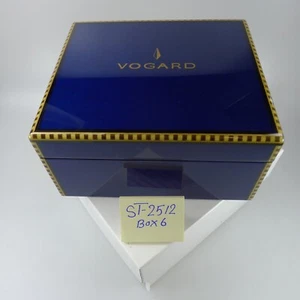 Caja de reloj de madera de laca azul Vogard con caja exterior - Imagen 1 de 4