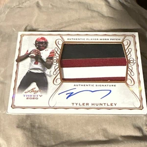 2020 Leaf Trinity Bronze Foil Tyler Huntley #PA-TH2 RPA Rookie Patch Auto RC - Picture 1 of 6