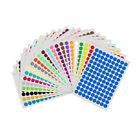  20PCS 20mm Circle Stickers Self Adhesive Sticky Colorful Label Paper Label for
