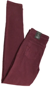 Womens 10 X-long AMERICAN EAGLE Burgundy Skindigo Jegging AEO Twill Pants NWT - Picture 1 of 18