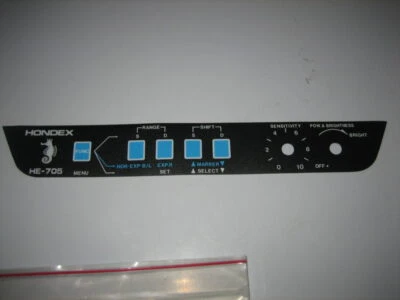 Hondex Sitex Si-tex HE-705 Vinyl Plastic Fascia Overlay Keyboard Keypad Panel - Image 1 of 4