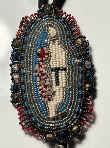 Intrincada figura de cuentas Southwestern Lanyard en el centro - Imagen 1 de 8