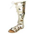 Ladies Spot On Lace Up Gladiator Sandals