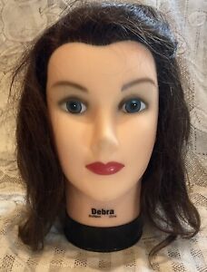 Burmax Debra Mannequin Head 100% Real Hair Hand Implanted