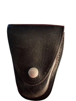 Винтажный ~ Smith & Wesson B70W ~ черный кожаный ручной манжеты чехол / кобура - Изображение 1 из 3