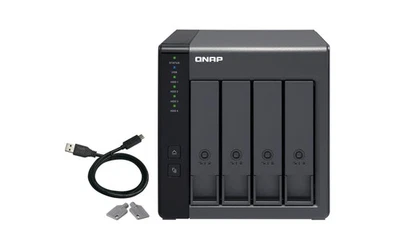 QNAP TR-004 4 Bay USB Type-C Direct Attached Storage (DAS) with hardware RAID... - Image 1 of 4