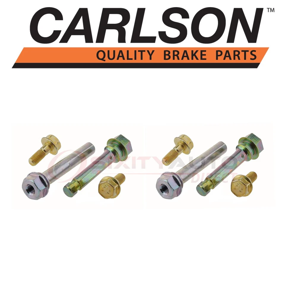 2 pc Carlson Front Brake Caliper Guide Pin Kit for 2012-2018 Toyota Prius C  pn Foto 1 de 4