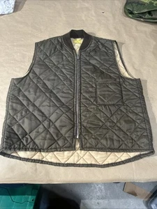 Chaleco de trabajo aislado acolchado OshKosh B'Gosh de colección años 80 extra grande - Imagen 1 de 13