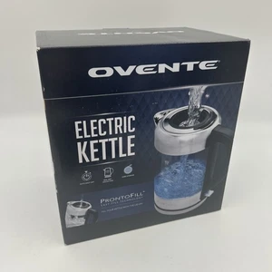 Hervidor de agua eléctrico de vidrio OVENTE Prontofill 1,7 litros 1500 W plateado KG612S - Imagen 1 de 7