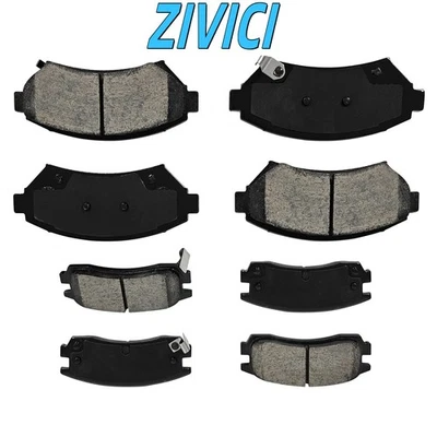 Front and Rear Ceramic Brake Pads for Chevrolet Impala Monte Venture - Image 1 of 4