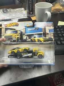 Hot Wheels 2021 Team Transport Walmart Exc. CUPÉ CORBETA STINGRAY PERSONALIZADO - Imagen 1 de 7