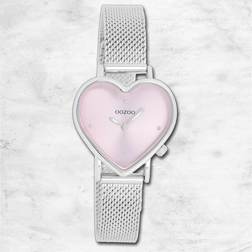 Oozoo Orologio da Polso da Donna Oozoo Timepieces Analogico Metallo Argento - Immagine 1 di 3