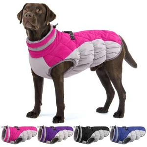 Dog Winter Jacket Cozy Reflective Waterproof Windproof Warm Pet Garment,Comfo... - Picture 1 of 9