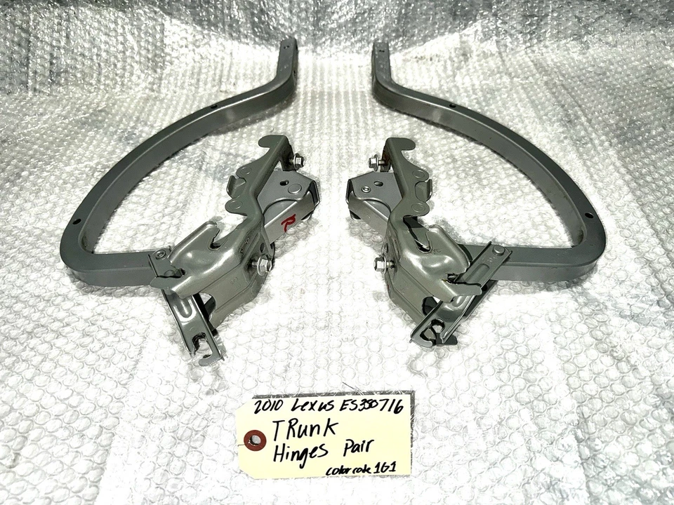 2007-2010 LEXUS ES350 TRUNK LID LEFT AND RIGHT SIDE HINGE OEM Silver 1G1 - Image 1 of 4
