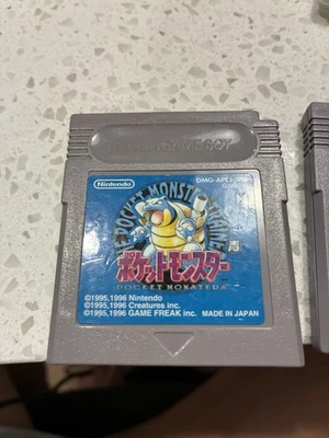 GB Pokemon Blue Japanese Version USA Seller Authentic Saves!! - Image 1 of 4