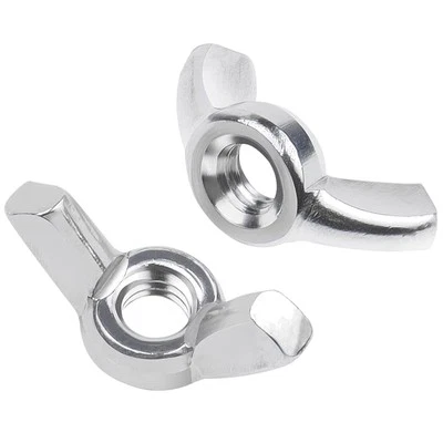 Edelstahl Flügelmutter M8 20 Stück Schrauben Muttern rostfrei für Garten Möbel - Bild 1 von 2