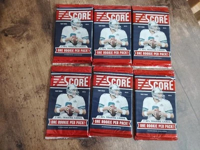 6 2011 Panini Score Football Factory Sealed Packs - Image 1 of 3