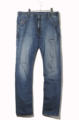 Diesel DIESEL DIESEL KROOLEY-NE Denim Pantalones Jog Jeans W34 INDIGO... - Imagen 1 de 4
