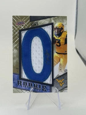 2014 Upper Deck Charles Sims Rookie Letterman /25 West Virginia Mountaineers - Image 1 of 2