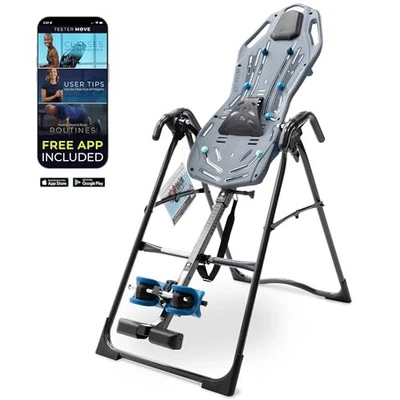 Mesa de inversión Teeter FitSpine X1, kit de alivio del dolor de espalda, registrado por la FDA - gris Foto 1 de 4