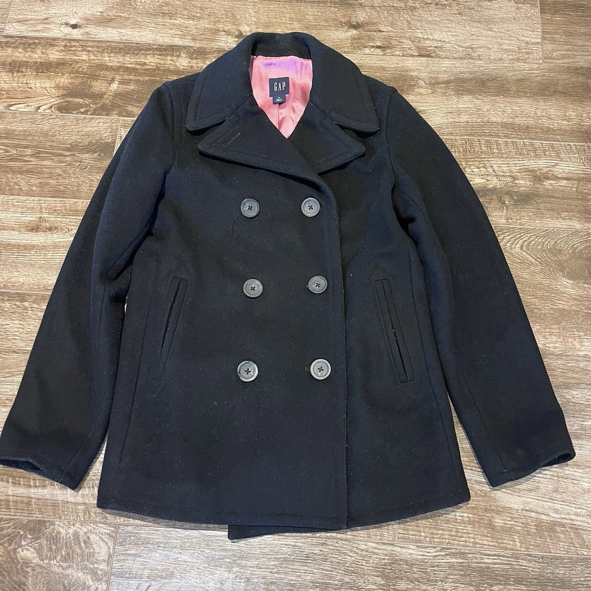 Gap Pea Coat Black Coats, Jackets & Vests for Women for sale | eBay