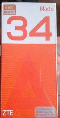 ZTE BLADE A34 DUAL SIM 6.6" OCTA CORE RAM 2+4/64GB 4G LTE GRAY - Immagine 1 di 4