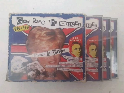 GOD SAVE THE QUEEN 1976-1996 20 YEARS 0F PUNK - 3-CD Box Set Vol 1-3 - Image 1 of 4