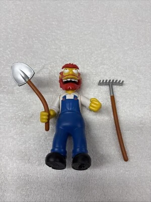 Figura interactiva GROUNDSKEEPER WILLIE Playmates SIMPSONS World Of Springfield Foto 1 de 3