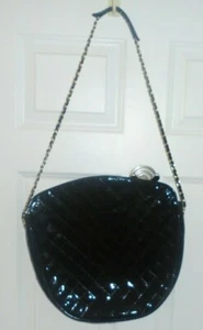 Stefano Bravo, 100% Leder, Umhängetasche, Lackleder, Handtasche. - Bild 1 von 5