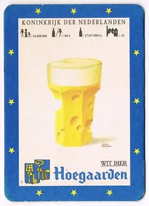 HOEGAARDEN - KÄSE Autor: KARL MEERSMAN - BELGIEN PROMO BIERDECKEL POSTKARTE - Bild 1 von 1