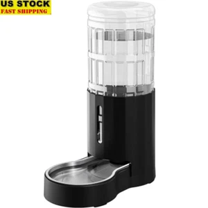Automatic Pet Water Dispenser 9L Stainless Steel Gravity Bowl BPA-Free No Noise - Picture 1 of 7