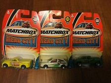 3 - 2003 MATCHBOX HERO CITY 55, 57 & 58 FORD FOCUS, CHEVY SSR, GMC TERRADYNE NEW