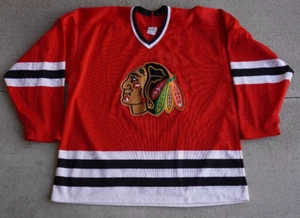 Vintage 90's CCM NHL Chicago Blackhawks Jersey - Picture 1 of 5