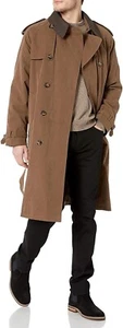 NUOVO corto London Fog uomo iconico trench cachi britannico taglia 40 prezzo al dettaglio: $450 - Foto 1 di 7