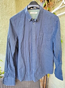 Ben Sherman - Gingham Hemd langarm - kaum getragen - Gr. L - blau - Bild 1 von 8