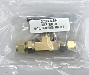 Parker A-Lok M12A-B8LJ2-BDEG Messing 2-Wege Kugelhahn Comp x Comp 12 mm O/D - Bild 1 von 4