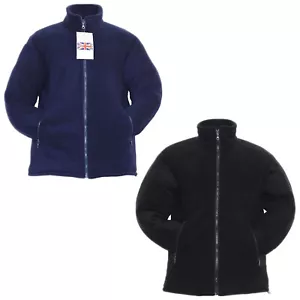 UNISEX GEPOLSTERTE FLEECEJACKE WINTER DICK WARM GESTEPPT GEFÜTTERT ANTI-PILLEN-REISSVERSCHLUSSMANTEL - Bild 1 von 7